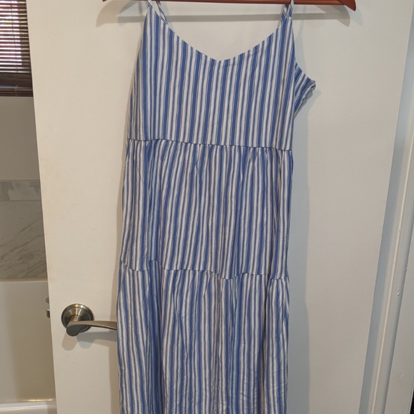 Blue Strip Strappy Midi - Picture 1 of 1